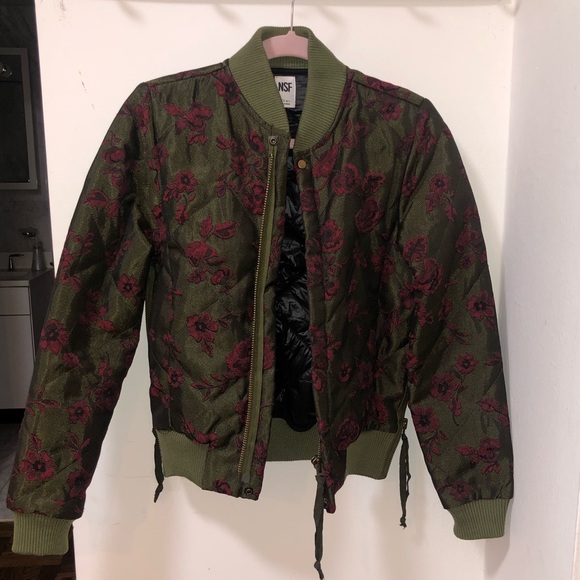 NSF Jackets & Blazers - NSF side zipper bomber jacket